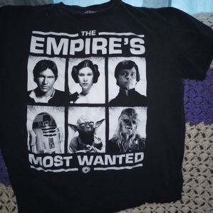 Star Wars 'Empires Mostestest Wanted Mugshot' Tee
